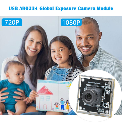 Módulo zero 1080p AR0234 da câmera de USB da distorção para a inspeção industrial