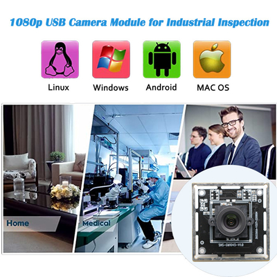 Módulo zero 1080p AR0234 da câmera de USB da distorção para a inspeção industrial
