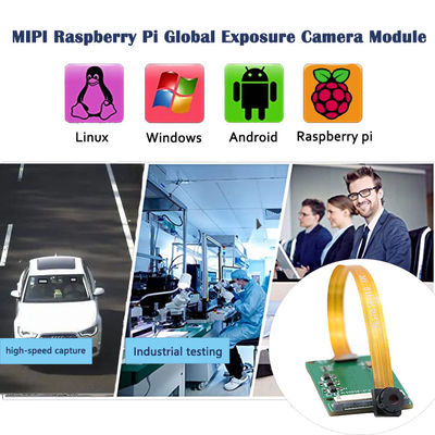 OV9281 módulo da câmera do sensor 1MP MIPI para testes industriais