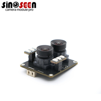 Módulo de câmera de 2MP com lentes duplas com luz de preenchimento e interface USB para funcionalidade aprimorada