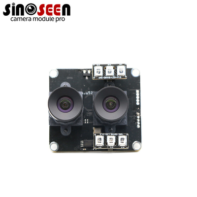 Módulo de câmera de 2MP com lentes duplas com luz de preenchimento e interface USB para funcionalidade aprimorada