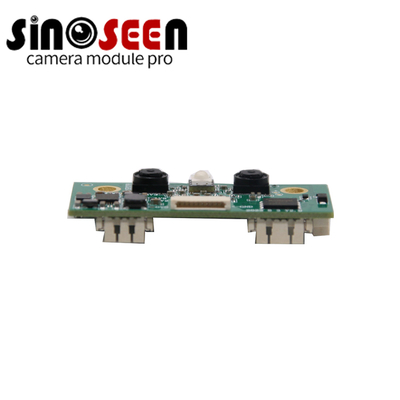 Módulo de câmera de reconhecimento facial 3D alimentado por IA com sensores IR duplos RGB UVC 720P Output e design de baixa potência