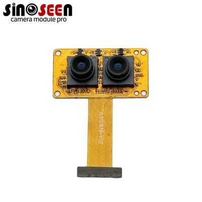 High resolution fixed focus dual lens USB camera module 640x480 720P 1080P CMOS image sensor with MJPG YUY2 output for industrial and commercial imaging
